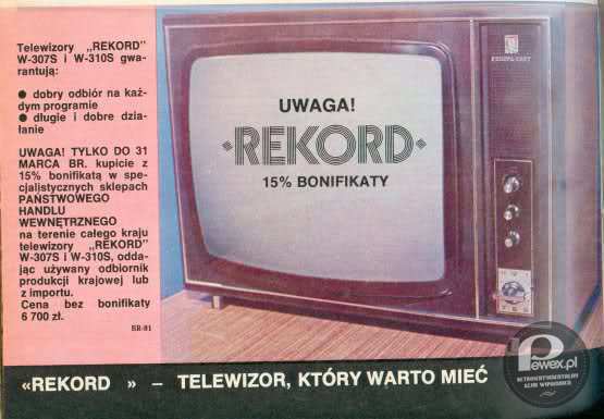 Rekord - telewizor, który warto mieć!