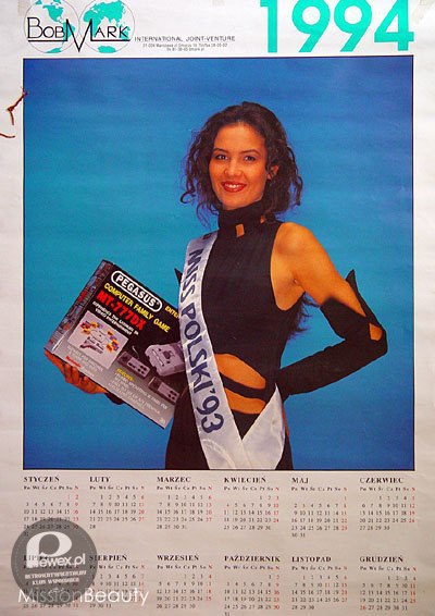 Kalendarz z miss z roku 1994