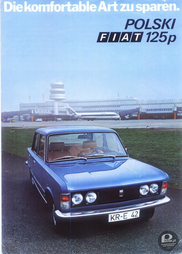 Prasowa reklama Fiata 125p