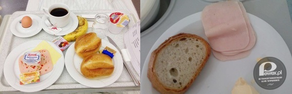 Szpitalne śniadanie w Niemczech i Polsce