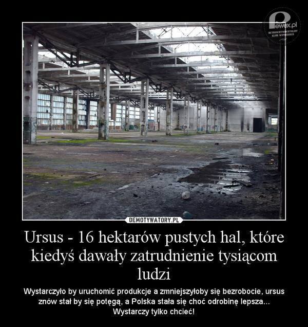 Opuszczona fabryka traktorów Ursus