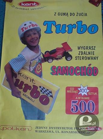 Plakat z gumy Turbo Kent