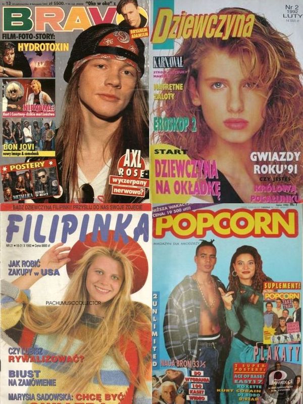 Magazyny młodzieżowe z lat 90-tych